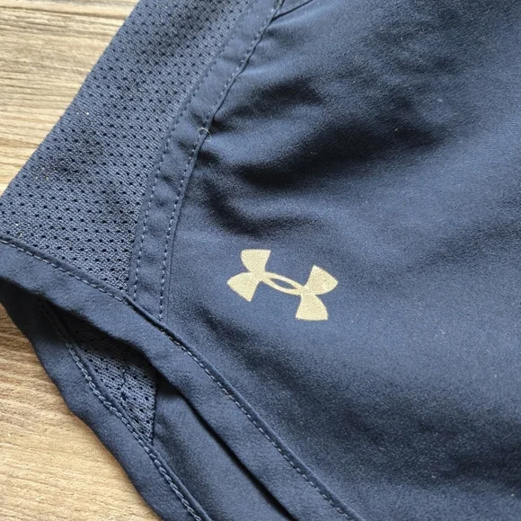 Under Armour Women's Navy Shorts - Picture 3 of 4